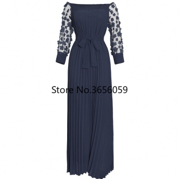 African Dresses For Women Dashiki Fashion Loose Slash Neck Off Shoulder Maxi Long Gown Leisure Outdoor Strapless Sexy Dress
