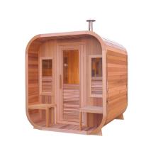 New Design Hemlock Outdoor Square Barrel Sauna