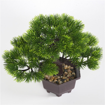 Pine Bonsai Simulation Decorative flowers and Wreaths Artificial Flowers Fake Green Pot Plants garden Home Decoration