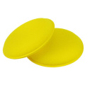 8Pcs/Lot Car Yellow Care Wash Sponge Pad Buffer Soft Wax Vehicle Wax Polish Foam Sponge Hand For Car Detailing Clean