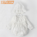 Baby Girls Clothes Spring Baby Romper Girl Long Sleeve Infant Newborn Baby Clothes Lace Princess 1st Birthday Party Clothes