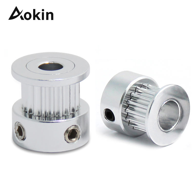 3D Printer Parts GT2 Timing Pulley 2GT 20 Teeth Aluminum Bore 5mm 8mm Synchronous Wheels Gear Part For DIY Printers Accessories