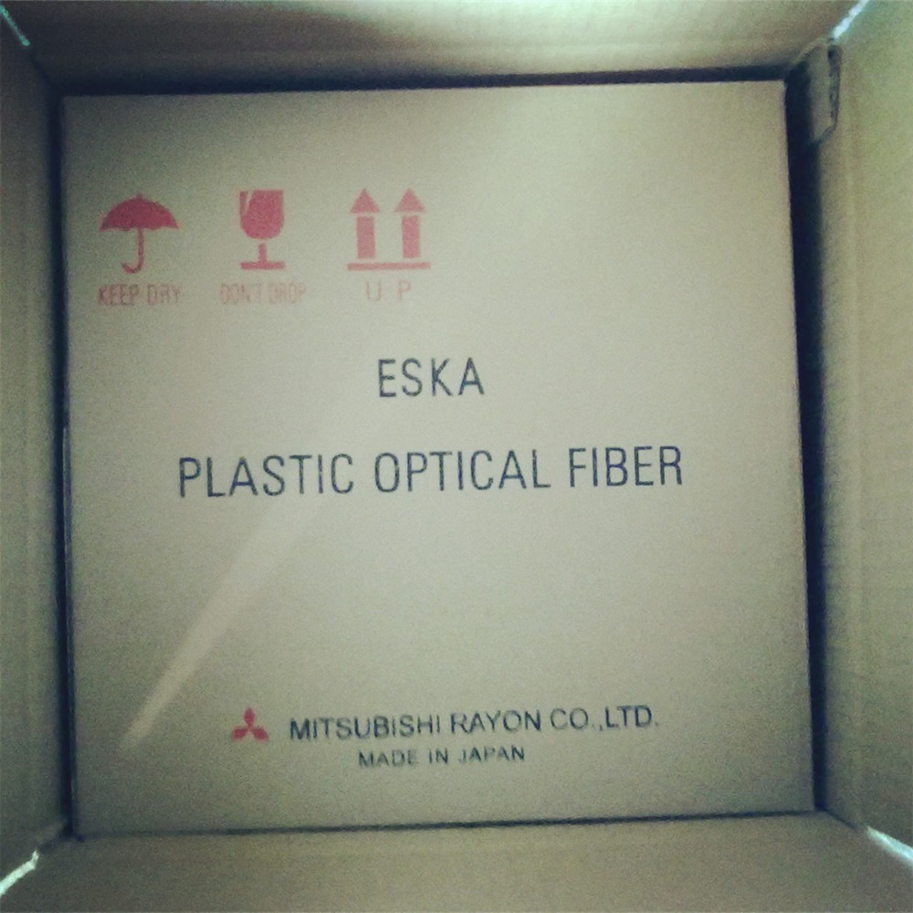 0.75mm mitsubishi PMMA fiber optic cable 2700meters/roll best quality,best price guarantee