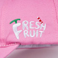 2016 New Arrival Spring Leisure Fresh Fruit Embroidery Hat Strawberry Banana Cherry Orange Peach Baseball Cap For Women B291