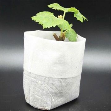 100pcs Planting Bags Biodegradable Non-woven Nursery Bags Fabric Seeding Pots Eco-Friendly Aeration Planting Pots Grow Bags &