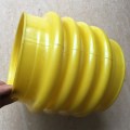 New 1Pcs Yellow Polyurethane Jumping Jack Bellows Boot 17.5cm For Wacker Rammer Compactor Tamper For Power Tools Accessories