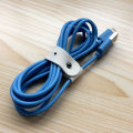 Leather Headphone Cord Holder Management Earphone Cable Clip Wire Organizer USB Charger Cable Winder Protect Best Gift