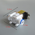 Free shipping 24Vdc New plastic solenoid valve water valve Normally closed 3/8" ID9.5mm RO water purifier parts