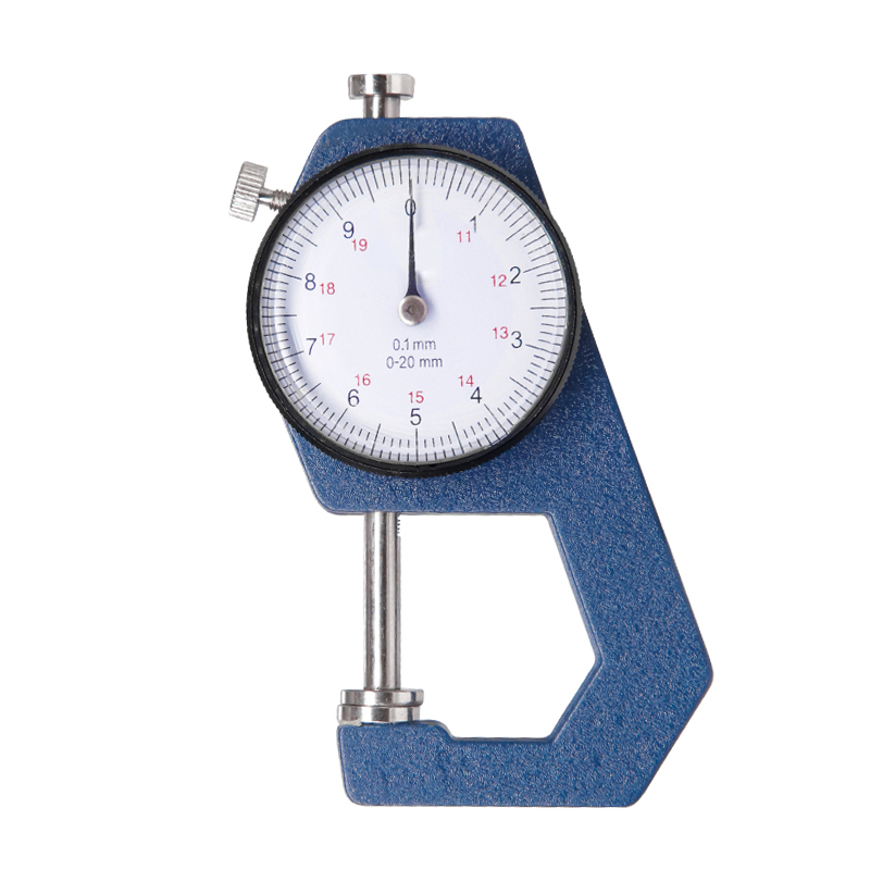 XCAN 0-20mm/0.1mm Dial Thickness Gauge Leather Paper Thickness Meter Tester Width Measuring Instrument Tools
