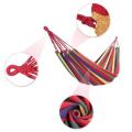 Outdoor Travel Hammock Indoor Household Garden Hanging Rope Chair Swing Chair Seat w/2 Ropes 190x100cm Portable Sleeping Bag