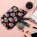 Skull print Makeup-bags Sanitary Napkin Bag Coin Purse Credit Card Sanitary Pad Cosmetics Organizer Storage Bags Women Wallets