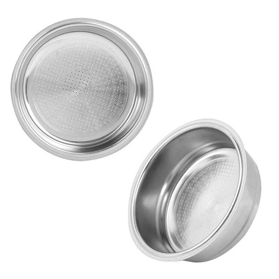 51mm Single Layer Stainless Steel Coffee Machine Filter Strainer Bowl Fit for Coffee Supplies