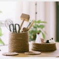 4-12mm Cords Natural hand-made jute rope packaging lamp decoration rope binding hemp ropes DIY decorative Cords