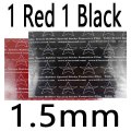 1 red 1 black 1.5mm