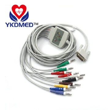 EKG cable leadwires with 10 leads for patient monitor M1170A,M1711A,M1712A, M2662/20Resistance