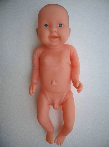 Newborn Baby Care Model Soft plastic doll model girl and boy