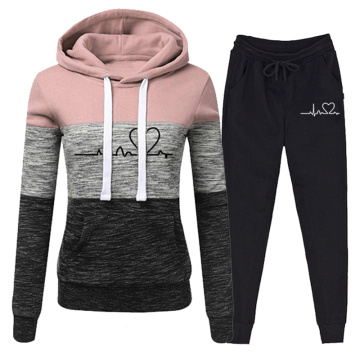 Casual Tracksuit Women Two Piece Set Suit Female Hoodies and Pants Outfits 2020 Women's Clothing Autumn Winter Sweatshirts New