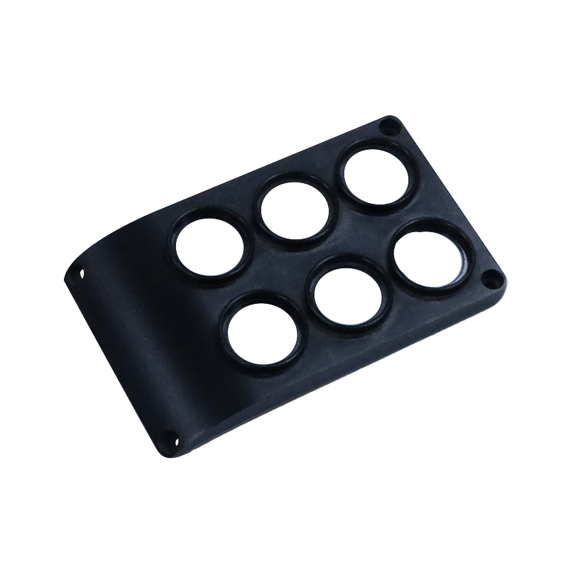 Metal Six-hole Bracket Milled Parts