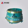 GP100S High Manganese Mining Machinery Cone Crusher Concave Mantle Bowl Liner Spare Wear Parts