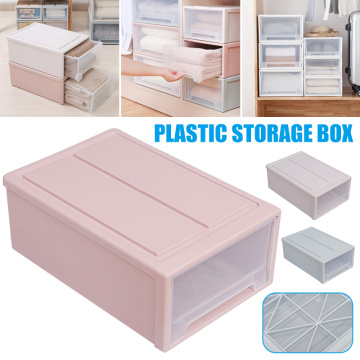 1 Pcs 5/8/13/20L Multifunction Storage Box Case Organizers Drawer Portable Stackable for Bra Clothes Wardrobe Shoes Briefs