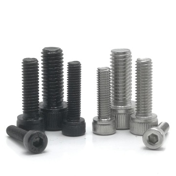 5-50pc DIN912 M1.6 M2 M2.5 M3 M4 M5 M6 M8 304 A2 Stainless Steel or Black grade 12.9 Hexagon Hex Socket Cap Head Bolt Screw