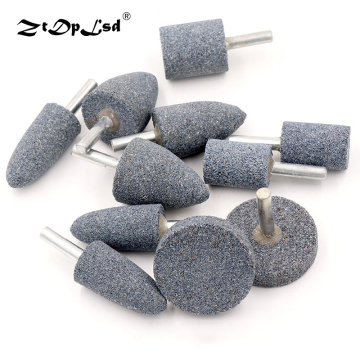 ZtDpLsd 1Pcs High Efficiency Cylinder Cone Corundum Grinding Head Polishing Polisher Head Replacement Manicure Nail Drill Bit