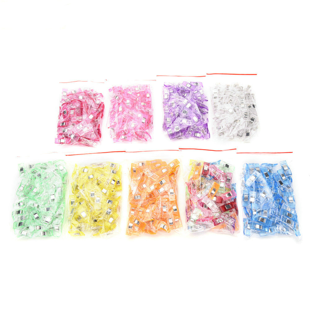 50pcs Garment Clips for Fabric Quilting Craft Sewing Knitting Crochet DIY Patchwork Fixed Fabric Clamps Sewing Craft Quilt Clips