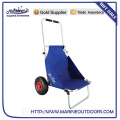 Folding Fishing Cart, Folding Aluminum Beach Cart, Beach Trolley Cart