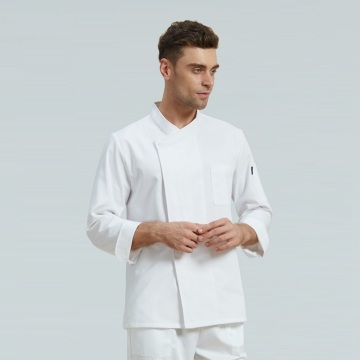 Summer breathable restaurant uniforms shirts men plus size 5XL free logo custom hotel chef uniform