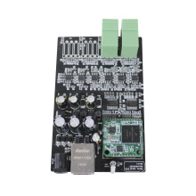 Dante Audio PCB Board 2 In 2 Out Dante Converter with 12VDC Power Supply,RJ45 Interface and Balance Inputs,Outputs for PA System