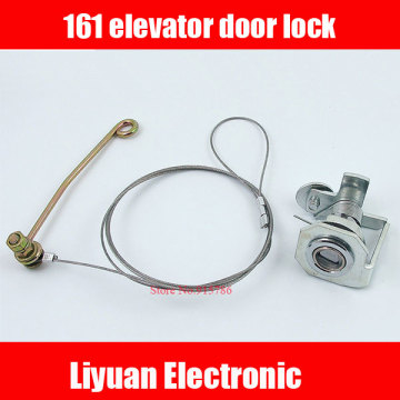 1set Wire rope pull rope triangle lock hall door triangle key lock 161 elevator door lock