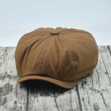 WZCX New Solid Color Short Brim Large Size Vintage Beret Spring Autumn Fashion New Peaked Cap Dad Hat