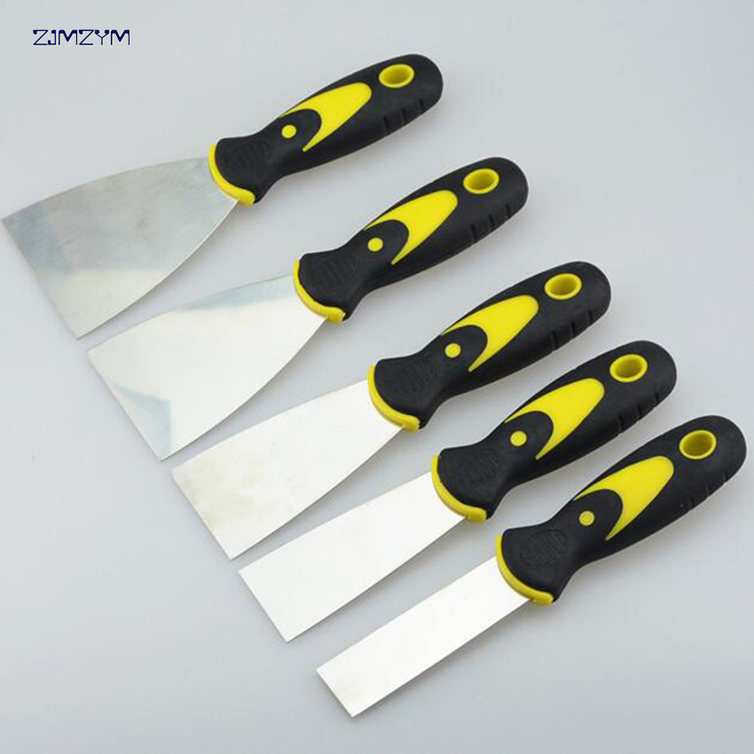 1 inch Putty Knife 1pcs Scraper Blade Scraper Shovel Carbon Steel Plastic Handle Wall Plastering Knife Hand Tool 195x25mm