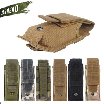 Military Molle Pouch Tactical Single Pistol Magazine Pouch Knife Flashlight Sheath Airsoft Hunting Ammo Camo Bags Tactical Pouch