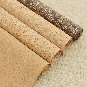 135 *21cm Solid Color Natural Stone Texture Cork Faux Leather Fabric For DIY Craft Bag Shoes Garment Sewing Decor Patchwork