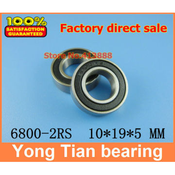 (1pcs) high quality ABEC-1 Z2V21 SUS440Cstainless steel bearings (Rubber seal cover) S6800-2RS 10*19*5 mm