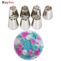 1Set Stainless Steel Nozzle Tips Icing Piping Cream Reusable Pastry Bags Kitchen Utensil Gadget Accessories Cake Decorating Tool