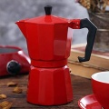 Aluminum Mocha Coffee Pot Italian Coffee Maker Portable Coffee Kettle Kitchen Tools Stovetop Percolator Espresso Pot 150Ml