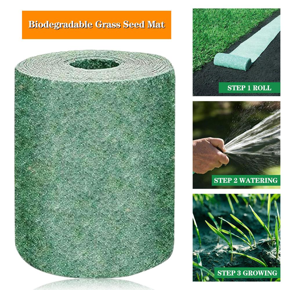 3*0.2M Biodegradable Grass Mat Vegetable Seed Germination Heat Mats Cushion Ecological Biodegradable Grass Mat Dropshipping