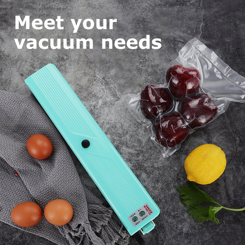 EU plug Electric Vacuum Sealer Packaging Machine Household Food Vacuum Sealer Film Sealer Vacuum Packer with 6 bags
