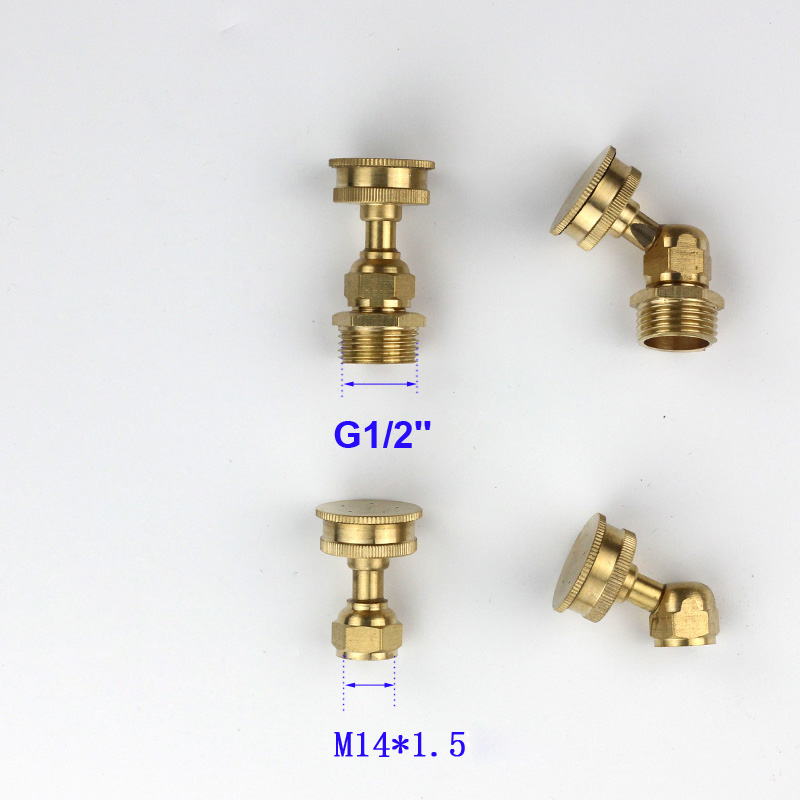 NuoNuoWell M14*1.5 Brass Sprayer Nozzle Plant Protection Fighting Machine Supplies Agricultural Irrigation Tool Accessories