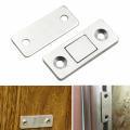 2Pcs/Set Ultra Thin Invisible Door Stopper Strong Door Closer Magnetic Door Catch Latch Magnet For Furniture Cabinet Supplies