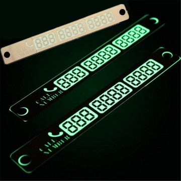 Parking Notification Phone Number Card Luminous Telephone Number Accessories