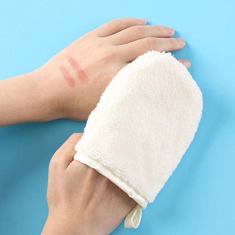 1PC Beauty Reusable Microfiber Facial Cloth Face Towel Makeup Remover Cleansing Face Care Tool 12.5 X 10 cm TSLM2