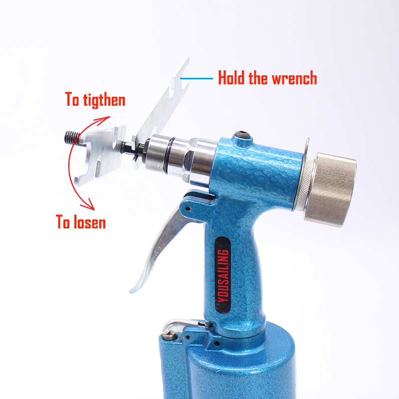 YOUSAILING M4-M10 Semi-automatic Air Rivet Nuts Tool Pneumatic Riveter Nut Tool Air Rivet Nut Gun Riveting Stainless Steel Nuts
