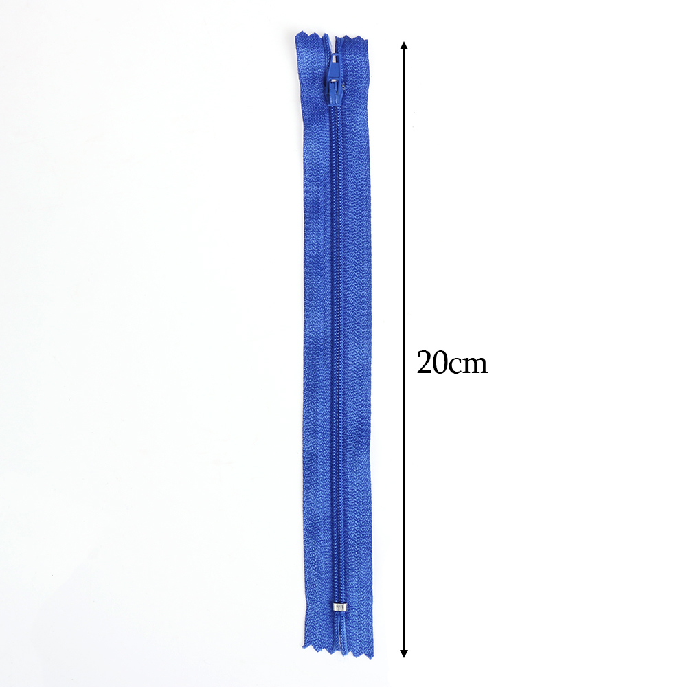 10PCS Colorful Handcraft Close-End Nylon Zippers Garment Sewing Supplies Tailor Tools Clothing Trousers Costume Decor Accessory