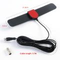 High Quality 1080P HD TV Antenna 25Miles Digital Amplifier Aerial Universal Indoor Digital TV Antenna Support Dropship