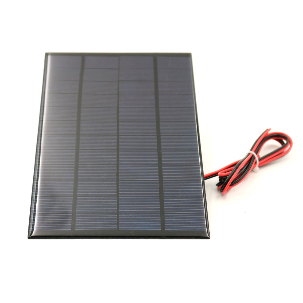Solar Panel 4.2W 12V with 100cm extend wire Mini Solar Cell DIY For Battery Phone Charger Portable Module Polycrystalline