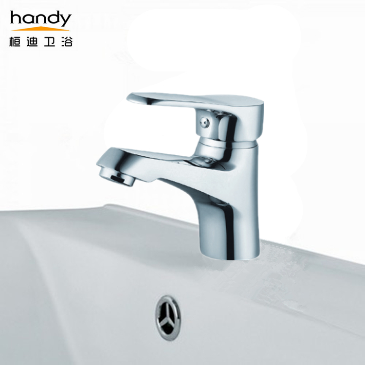 Promotional copper chromed water saving basin mixer faucets