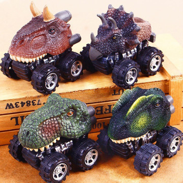 High-quality Children's Day Gift Toy Dinosaur Model Mini Toy Car Back Of The Car Gift Truck Hobby